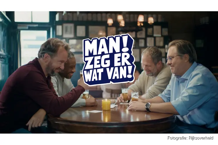 Landelijke campagne ‘Man, zeg er wat van!’ nu ook te zien in horeca in Amersfoort