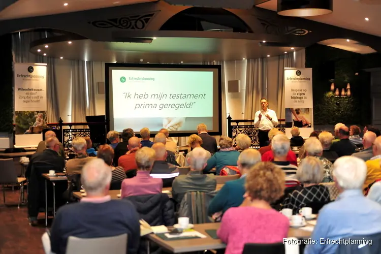 Gratis lezing over het testament en levenstestament in Baarn