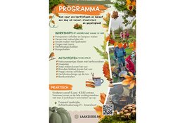 Herfstfeest op Tuinpark Laakzijde op zondag 18 oktober